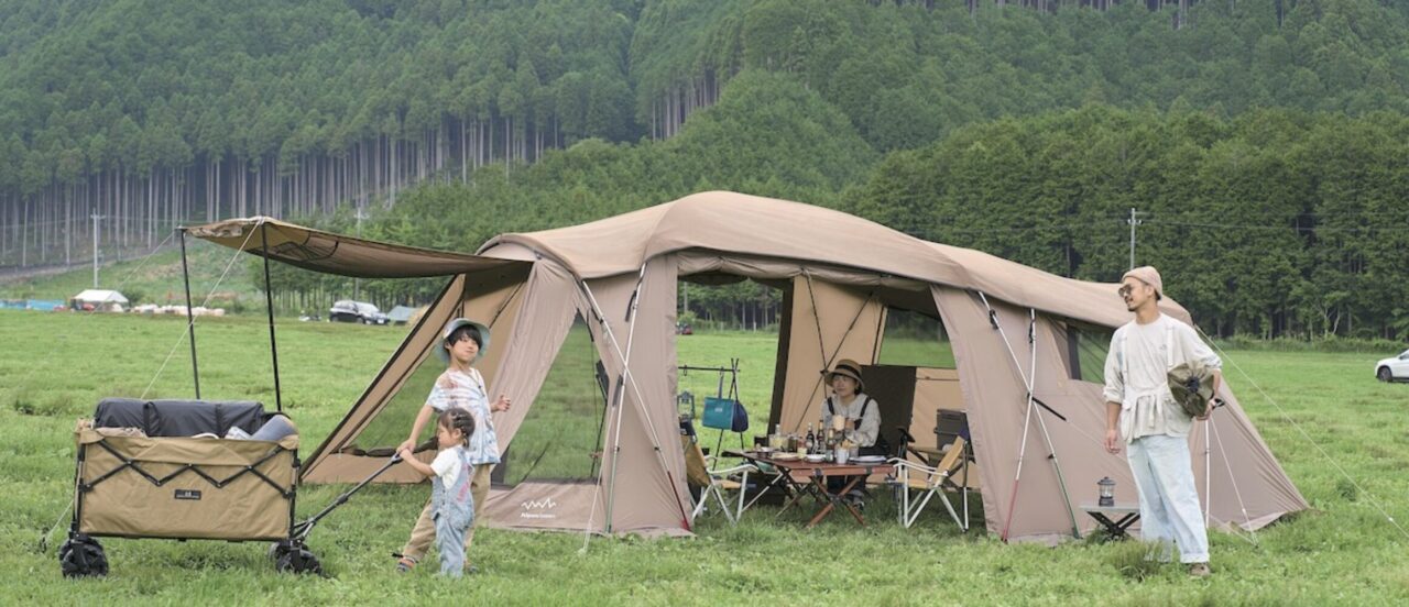 AOD-3テントでファミリーキャンプ
