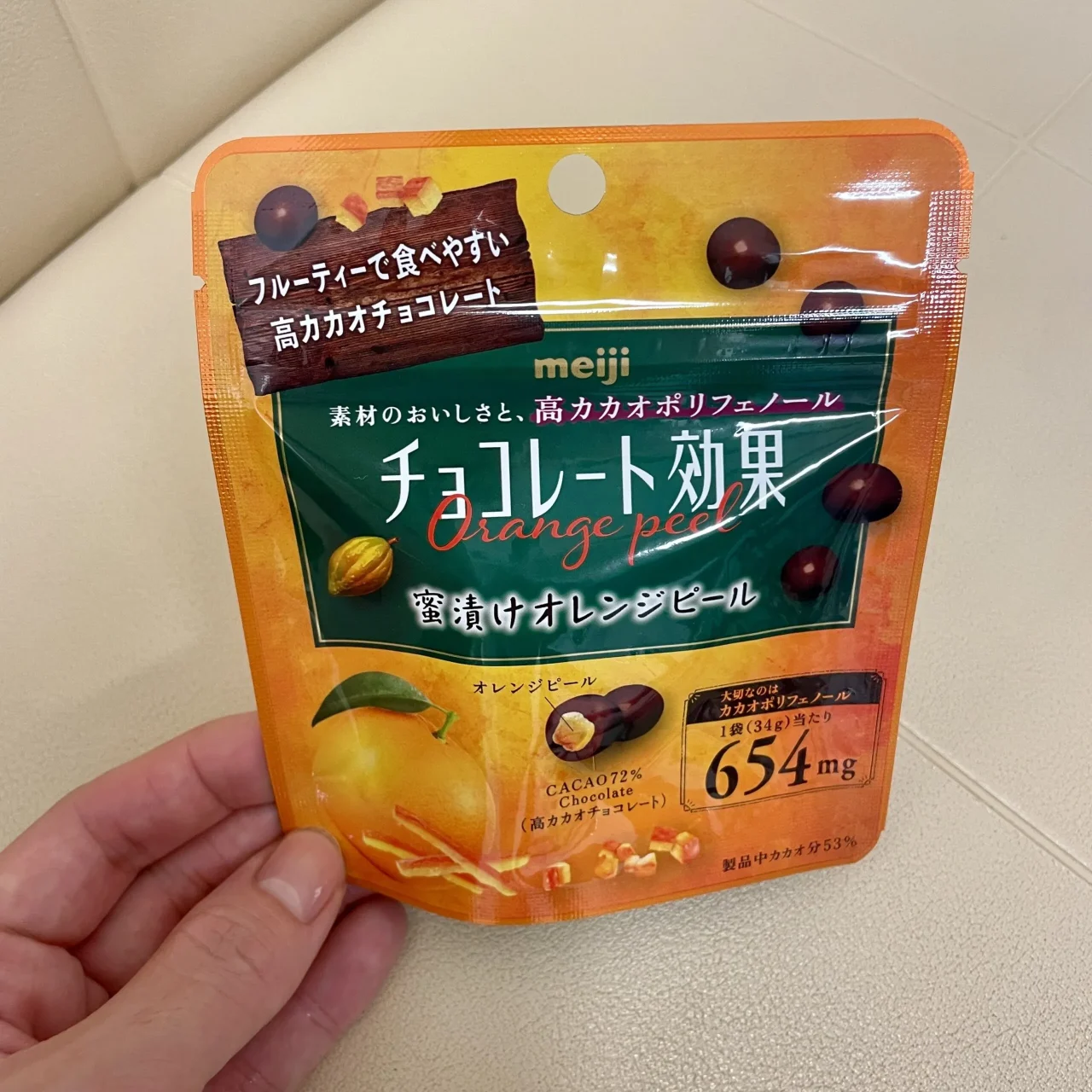 チョコレート効果オレンジピール入り 美味