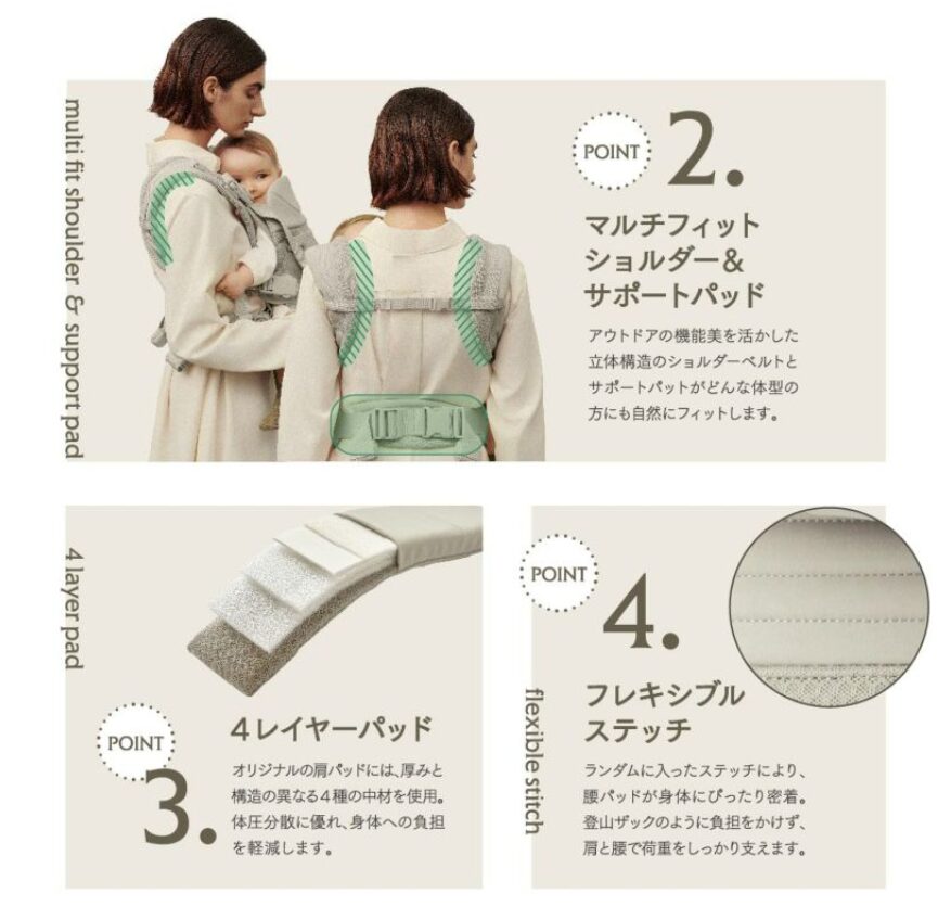 登山ザック仕様でラクに使える説明