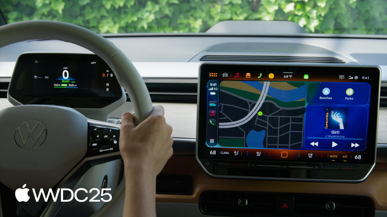 アップルカープレイのナビ画面