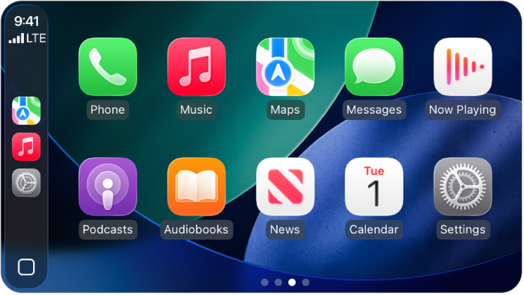 アップルカープレイのホーム画面