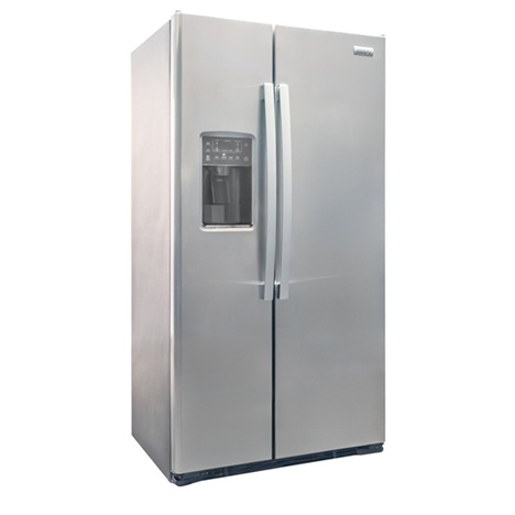 マーベの冷蔵庫ステンレス