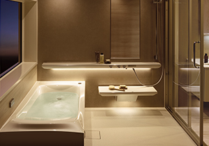 浴室の内装、デザイン