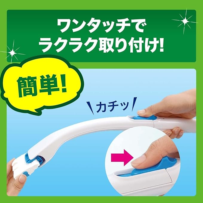 簡単に取り付けられる流せるトイレブラシ